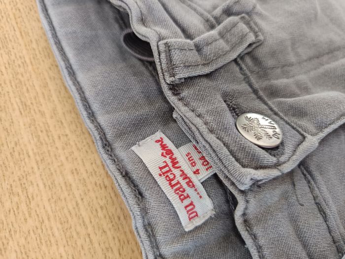 Short en jeans DPAM 4 ans avec ceinture réglable - photo numéro 2