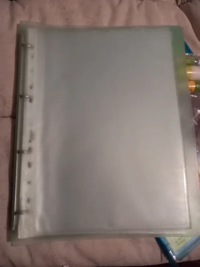 Classeur souple 21x29,7 avec pochettes plastiques