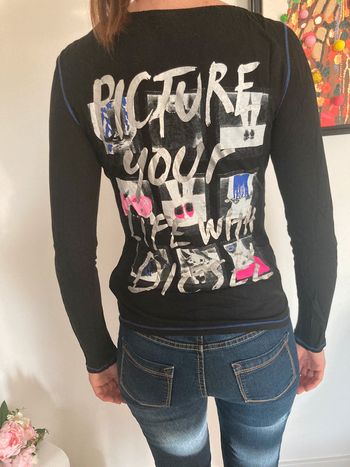 T-shirt manches longues noires / Diesel