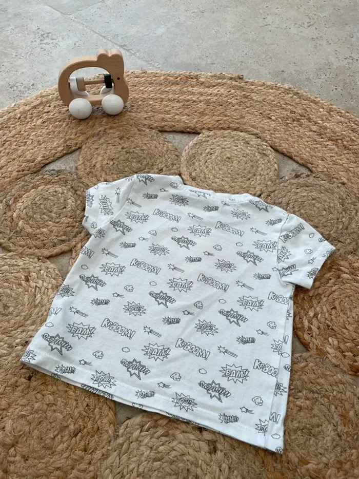 T-shirt manches courtes 9 mois - photo numéro 2