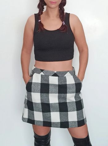 Jupe courte hiver carreaux Primark taille 42