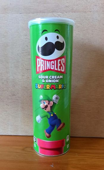 Boîte Pringles Super Mario Luigi
