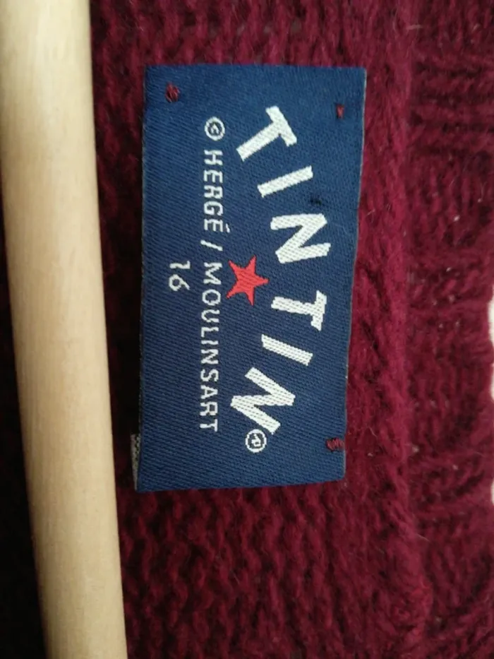 Pull laine tintin - photo numéro 2