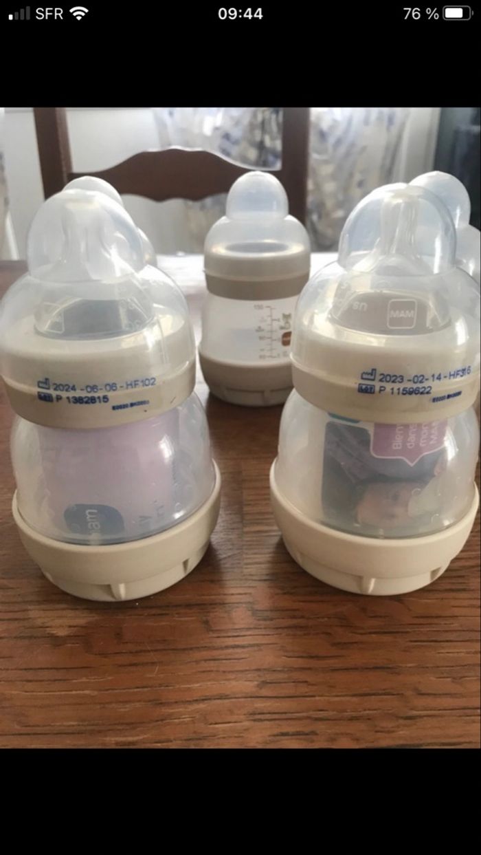 Lot biberons mam 130 ml - photo numéro 2