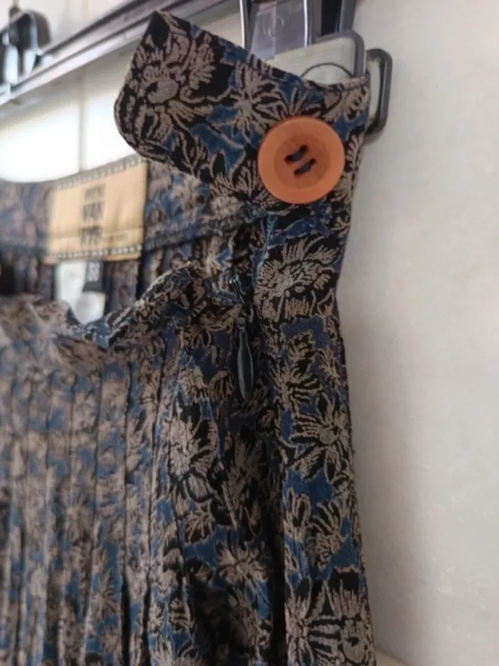 Superbe Jupe plissée Irene Van Ryb vintage, 100% viscose - photo numéro 6