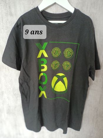 T-shirt Garçon 9 ans XBOX noir