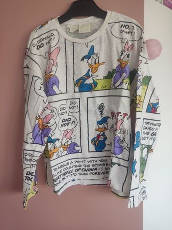 Tee shirt manches longues Donald et daisy
