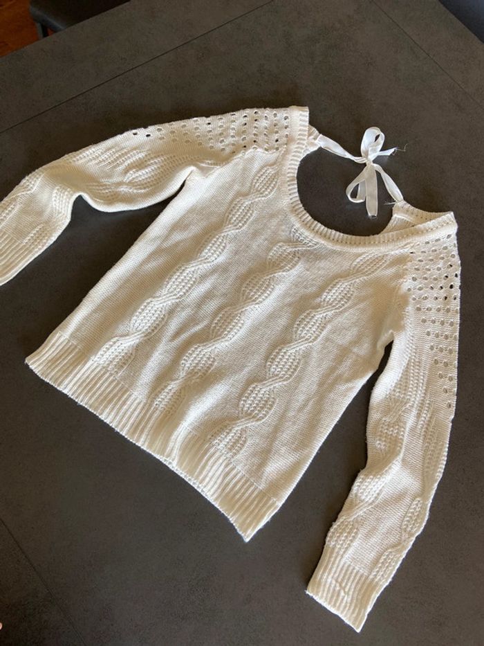 Pull fin ajouré femme taille M