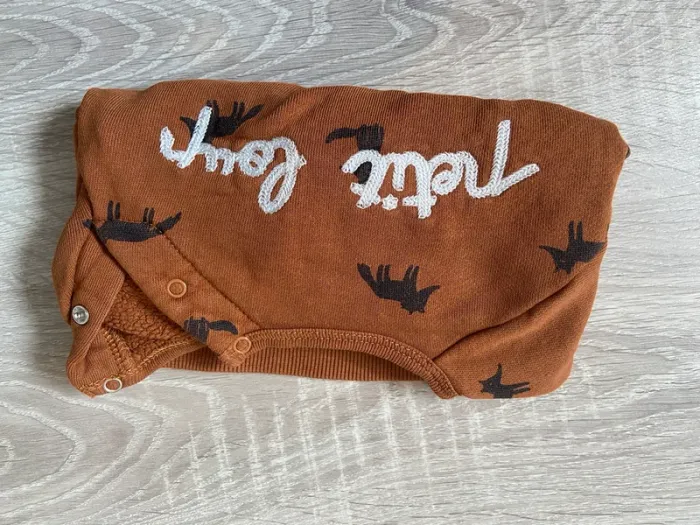Pull Sweat camel bebe 6 mois bout chou