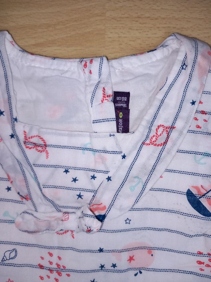 Robe élégante thème marine Sergent Major 18 mois TBE - photo numéro 3