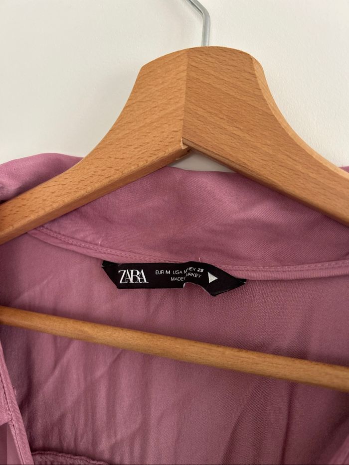 robe violet zara - photo numéro 5