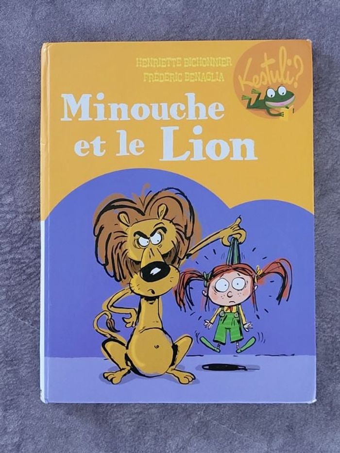 Minouche et le Lion Par Henriette Bichonnier