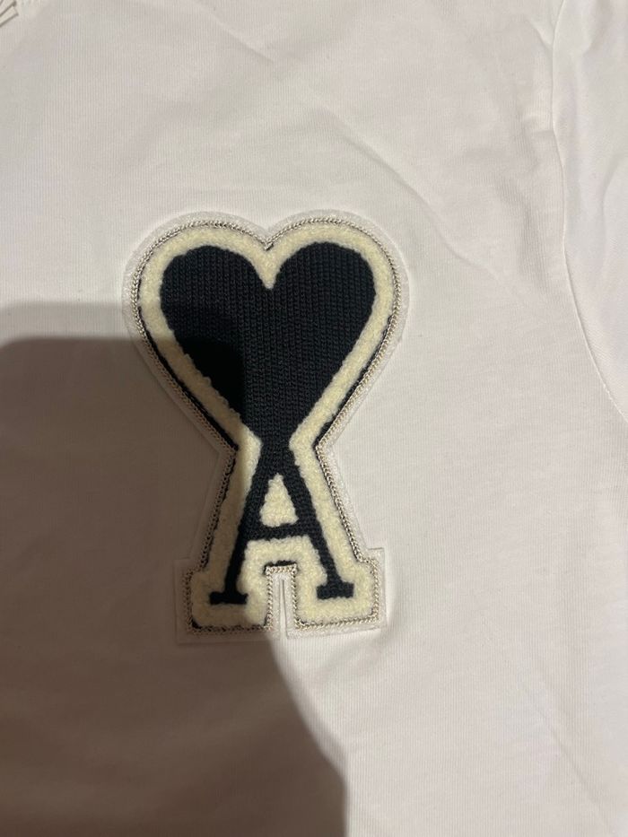 T-shirt Ami Paris blanc – taille M - photo numéro 3