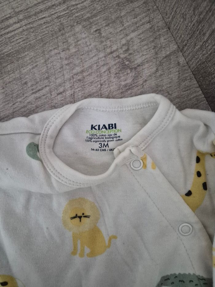 Lot de 2 pyjamas manches longues 3 mois kiabi - photo numéro 3