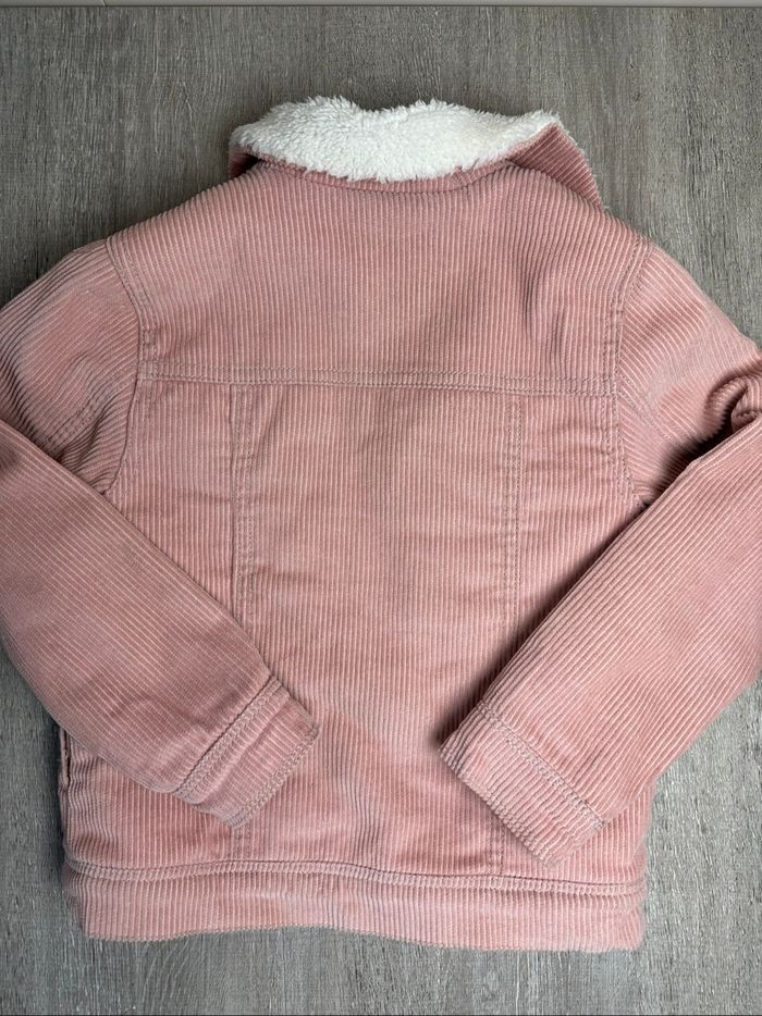 Veste mi saison en velours côtelée doublé sherpa - taille 7 ans 122cm - photo numéro 9