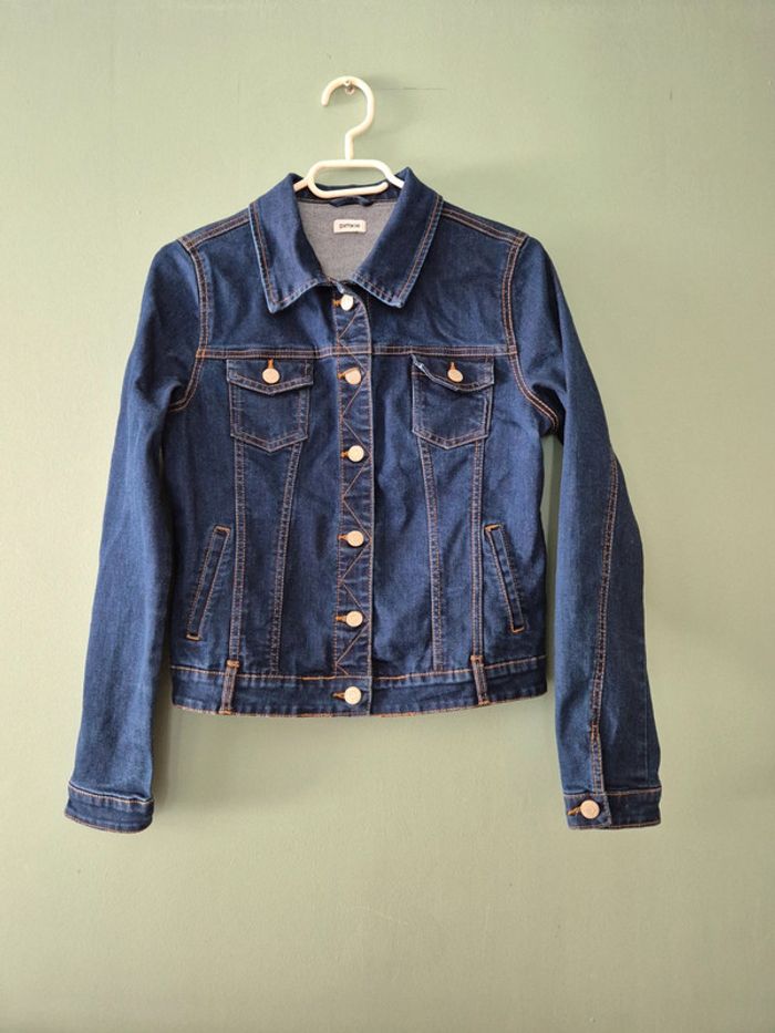 Veste en jean bleu marine, femme taille 38, Pimkie