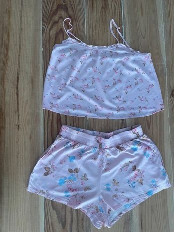Ensemble top + short de nuit Stradivarius taille M