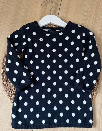 Robe pull à pois Kiabi