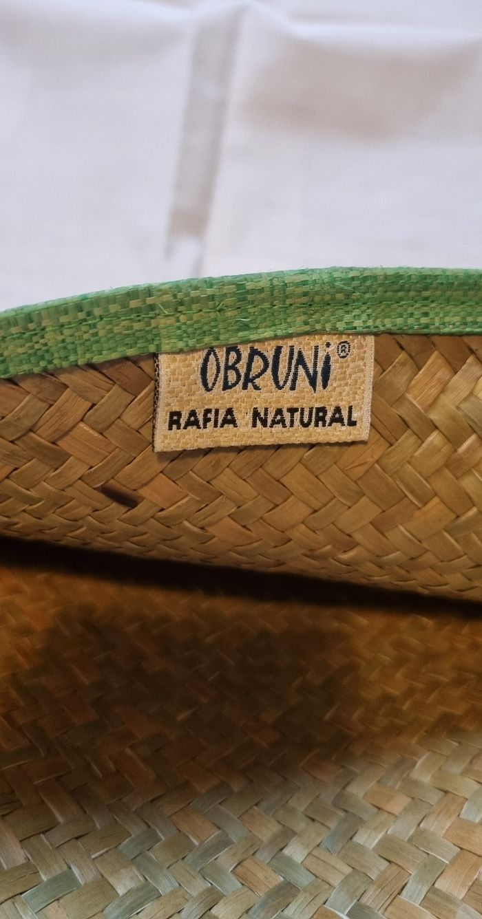 Pochette en rafia Obruni - photo numéro 5
