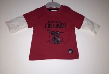 Tee shirt h&m taille 2/4 mois