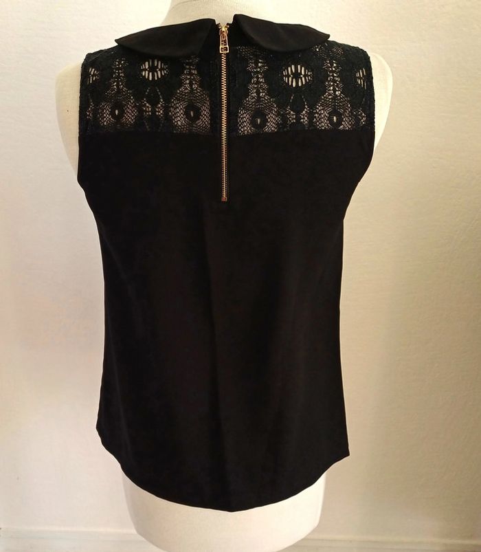 Haut noir Color Block taille S - photo numéro 6