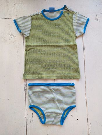 Ensemble vintage maillot de corps et culotte 💙 DPAM