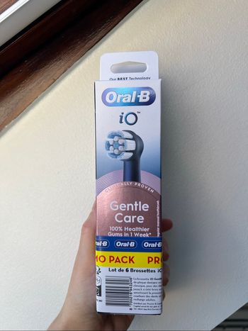 Lot de 6 brossettes iO Oral-B Gentle Care noires