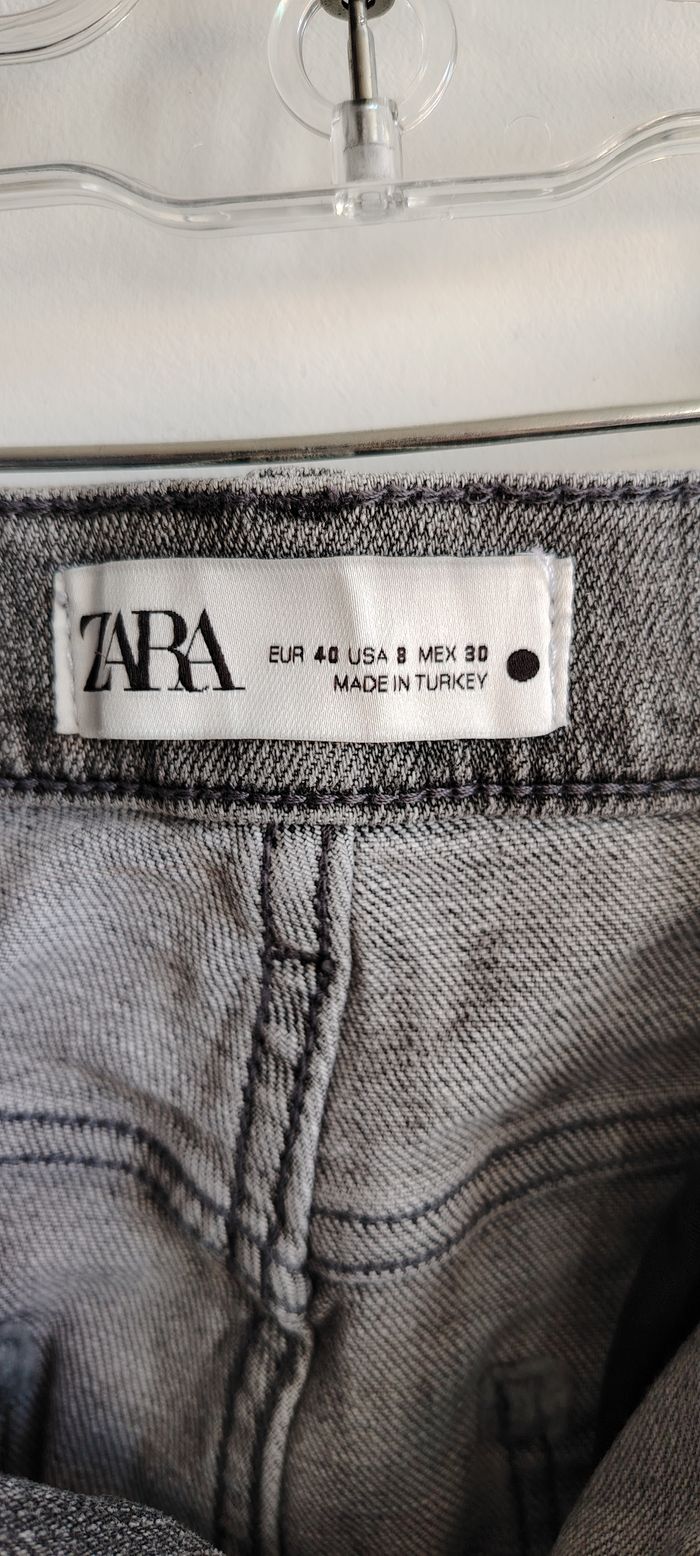Jean gris Zara – Taille 40 - photo numéro 2