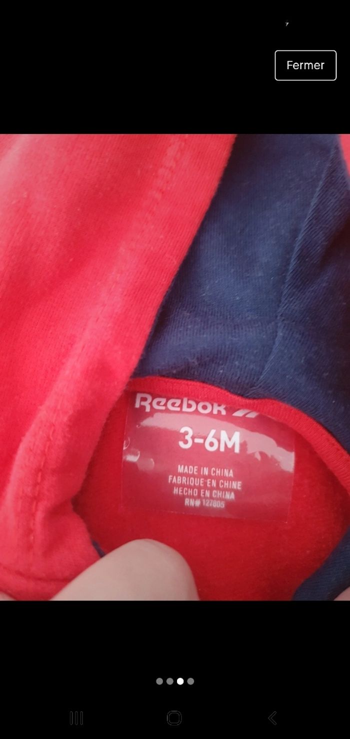 Combinaison Reebok - photo numéro 2