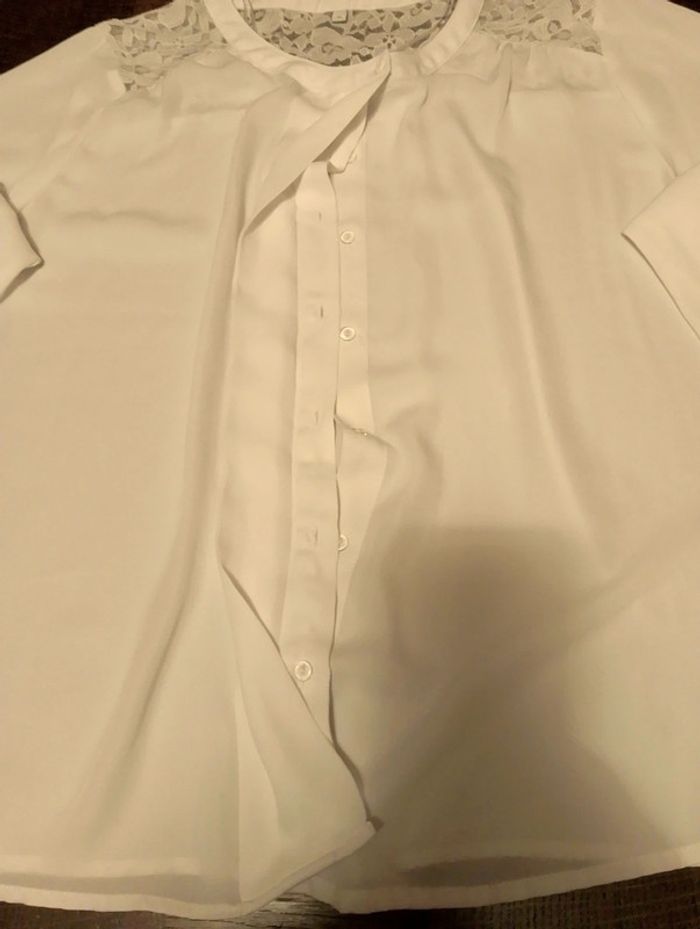 Chemisier femme blanc - photo numéro 3