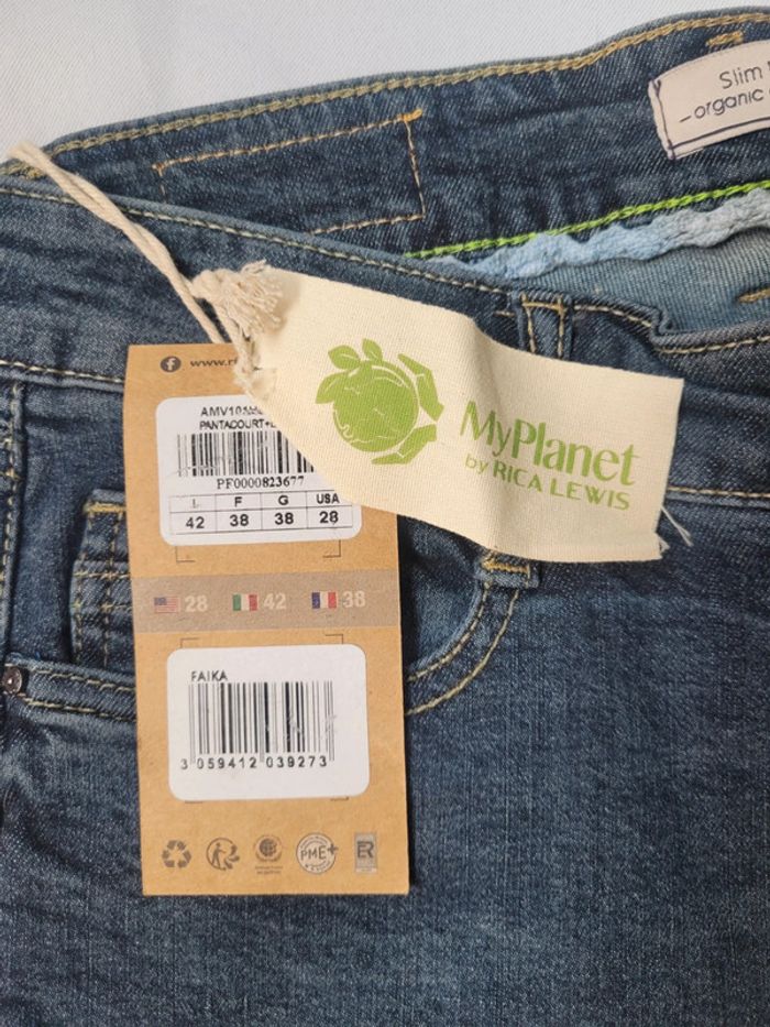 NEUF - Pantacourt Femme slim Faika Rica Lewis Taille F 38 / US 28 - photo numéro 2