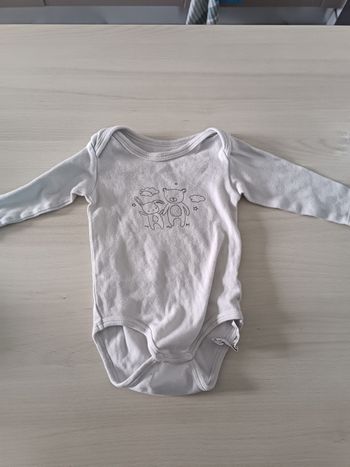 Body blanc 6 mois