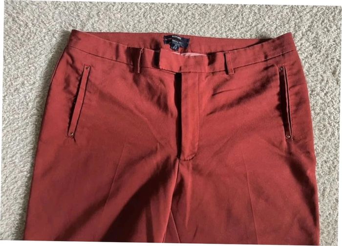 Pantalon skinny Kiabi couleur brique taille 42 - photo numéro 2