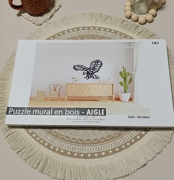 Puzzle en bois murale 🤎 Aigle 🦅