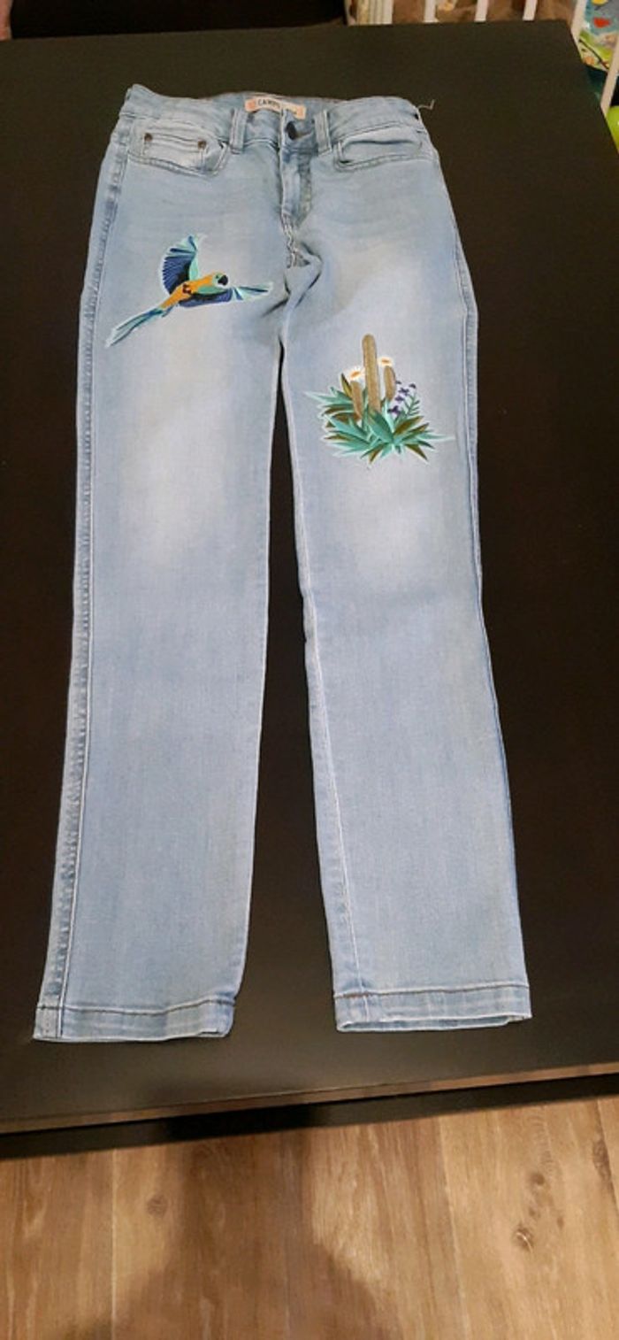 Jean à motif