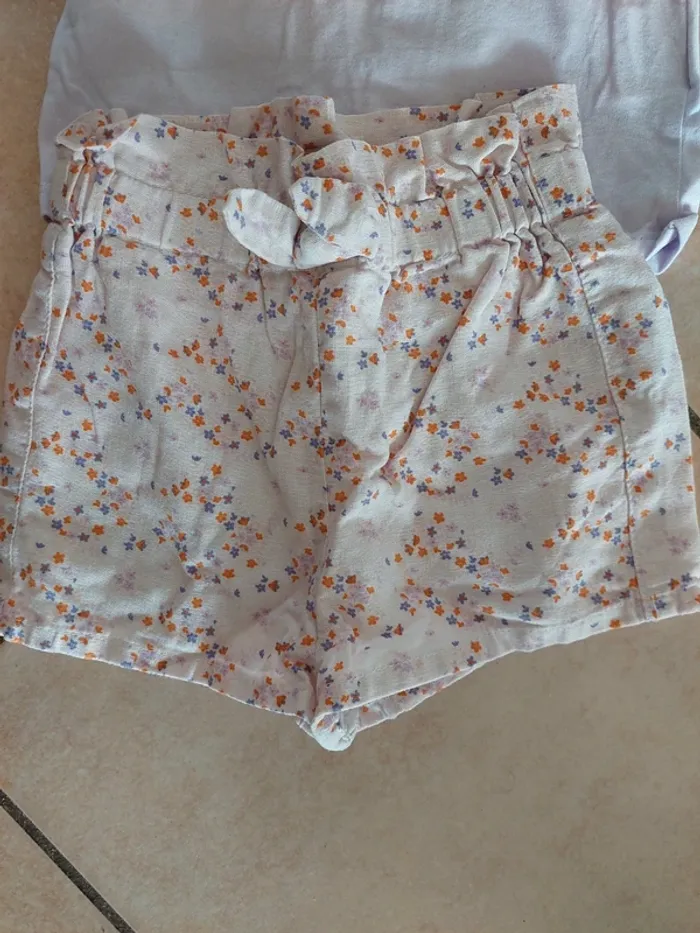 Ensemble Tee-shirt short 6 mois - photo numéro 2