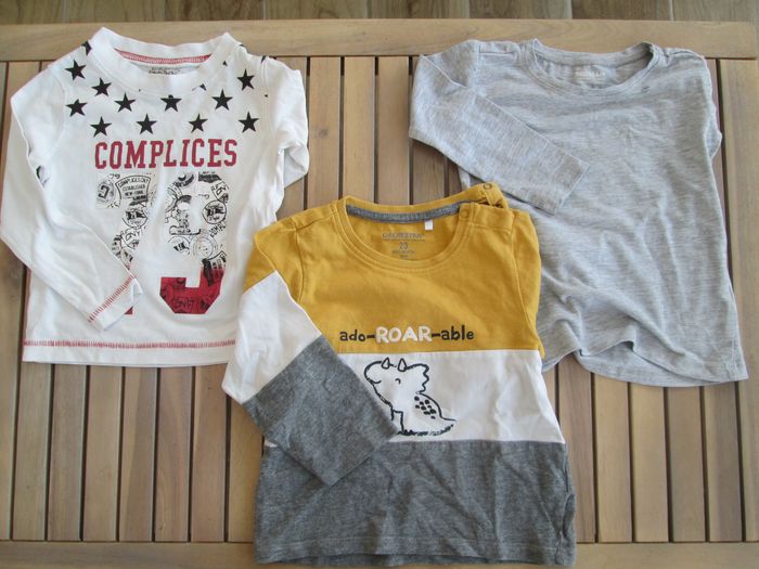 3 tee-shirt 2ans
