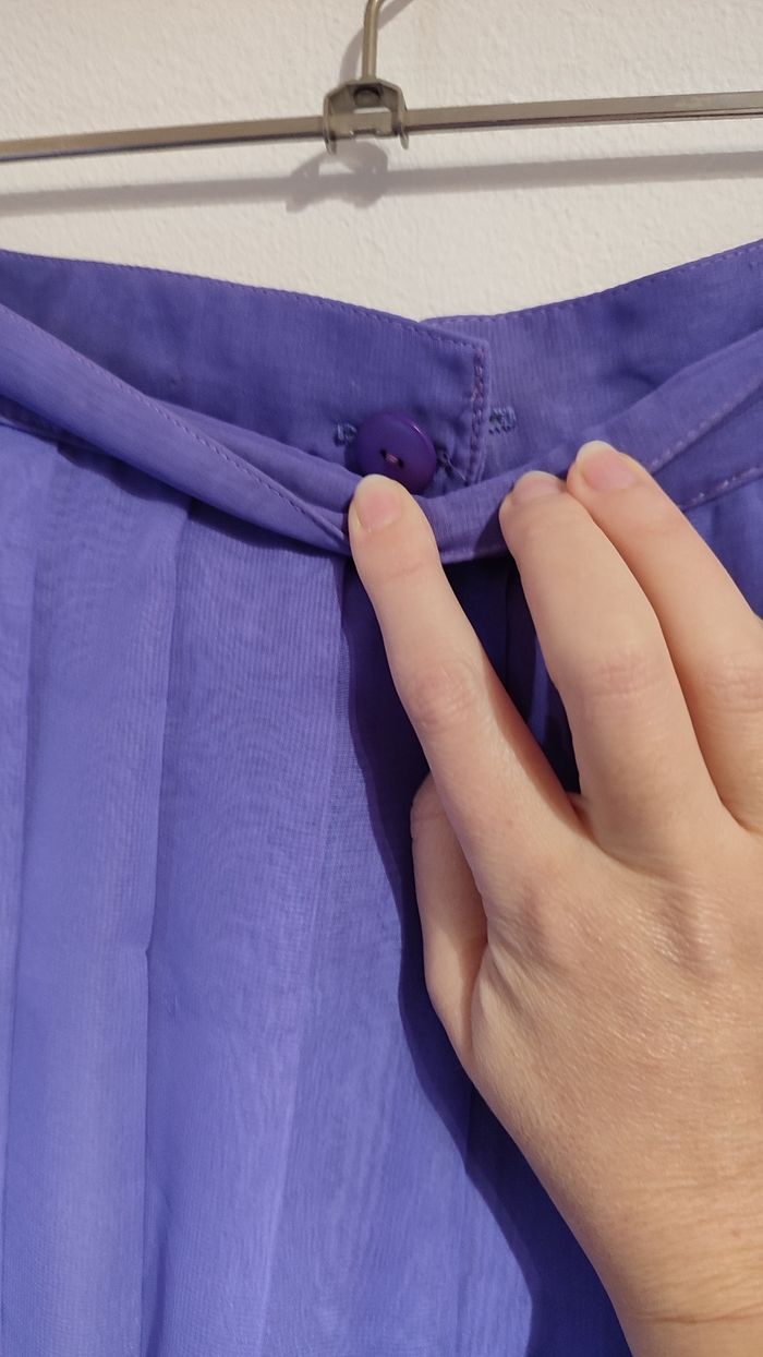 Jupe vintage violette Lenvol T40 - photo numéro 3