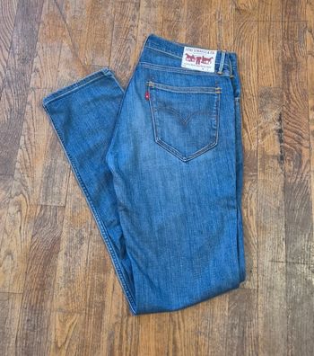 Jean Levi’s bleu coupe droite, red tab, denim épais Taille 38