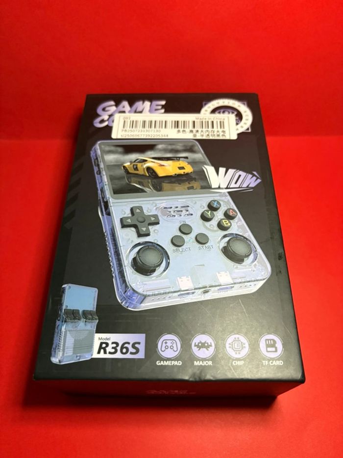 Console de jeu portable noir rétro R36S avec système Linux Arkos + carte mémoire 64go - photo numéro 2