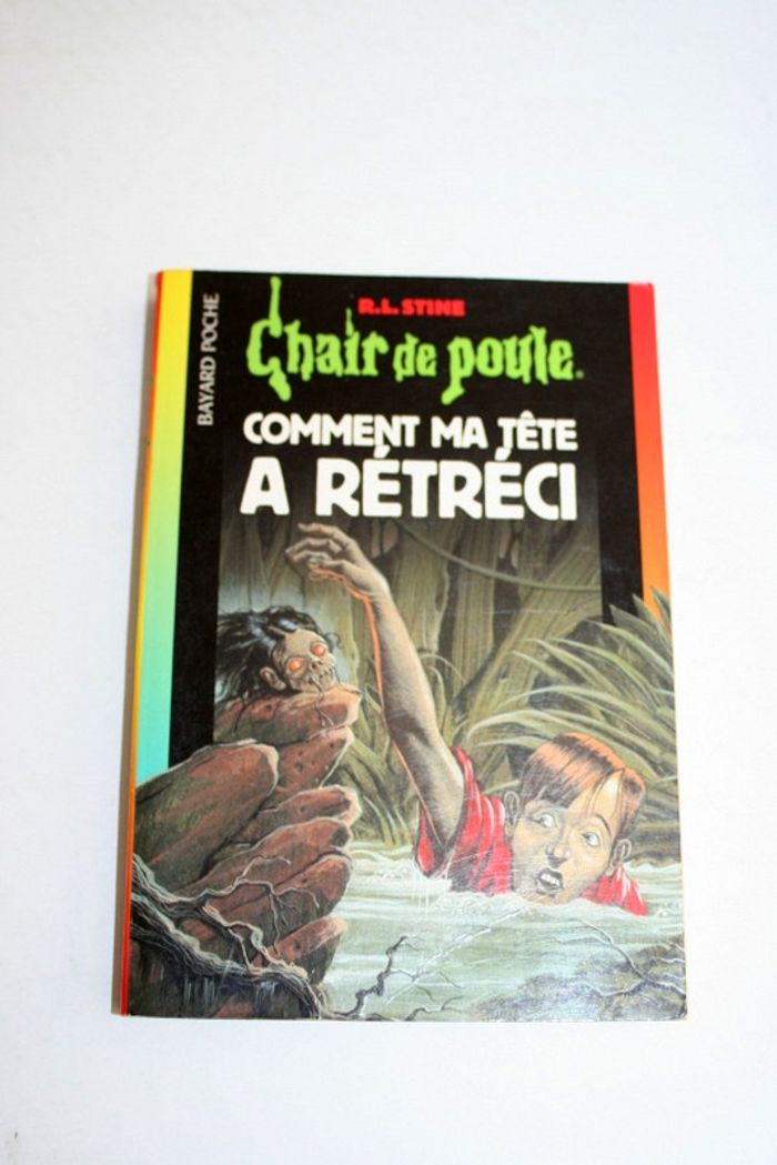 Chair de poule n°27 Comment ma tête a rétréci de R.L.Stine, Bayard