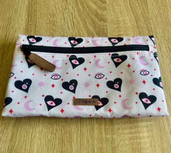 Pochette rose à motifs  Piazza Mercantile Cabaïa