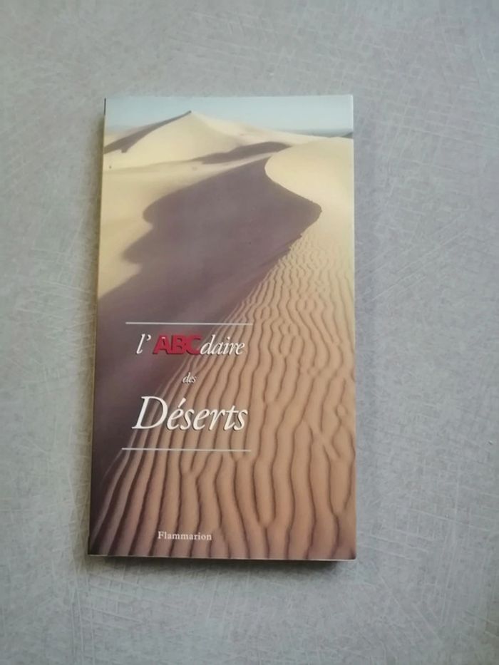 Livre sur les déserts