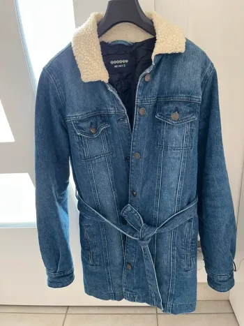 Veste longue en jean bonobo