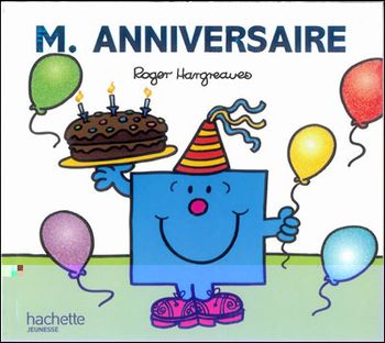 Monsieur ANNIVERSAIRE  NEUF  Format  13cm x 12cm