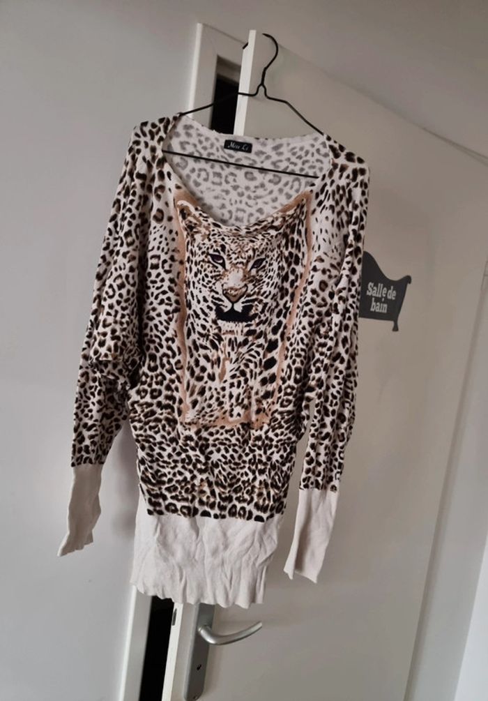 Robe pull leopard - photo numéro 3
