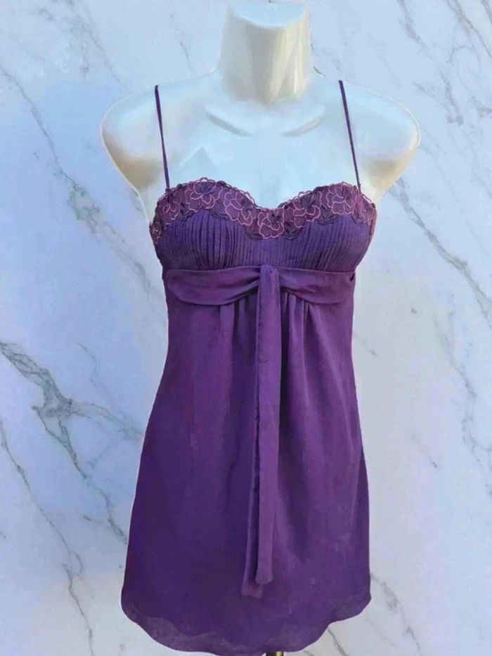Robe a bretelles violet 🌹85C🌹 etam