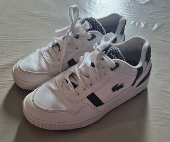 Basket garçon blanche lacoste taille 31