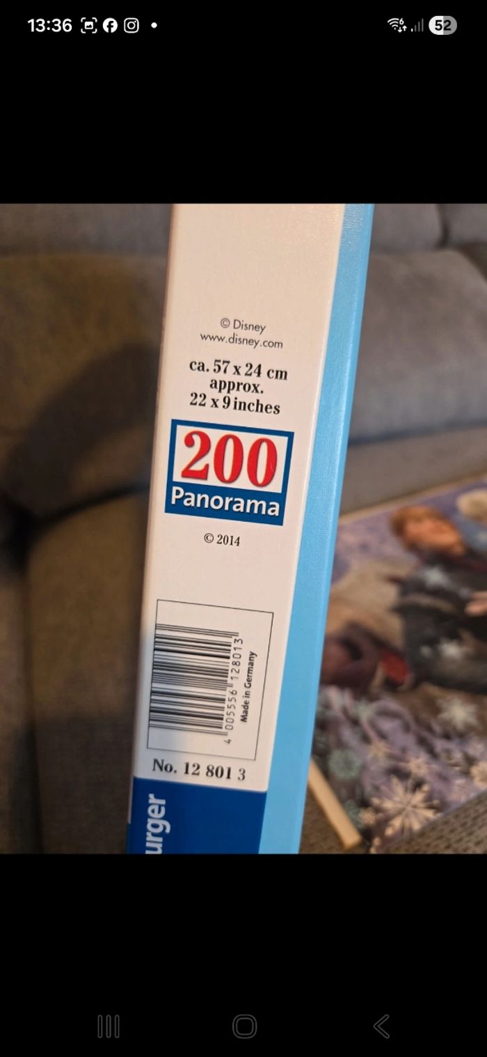 Puzzle la reine des neiges ravensburger - photo numéro 4