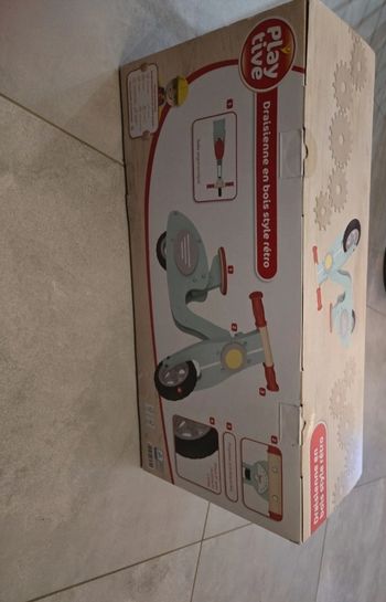 Draisienne en bois style rétro